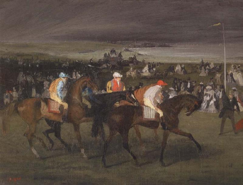 Edgar Degas At the races The Start oil painting image